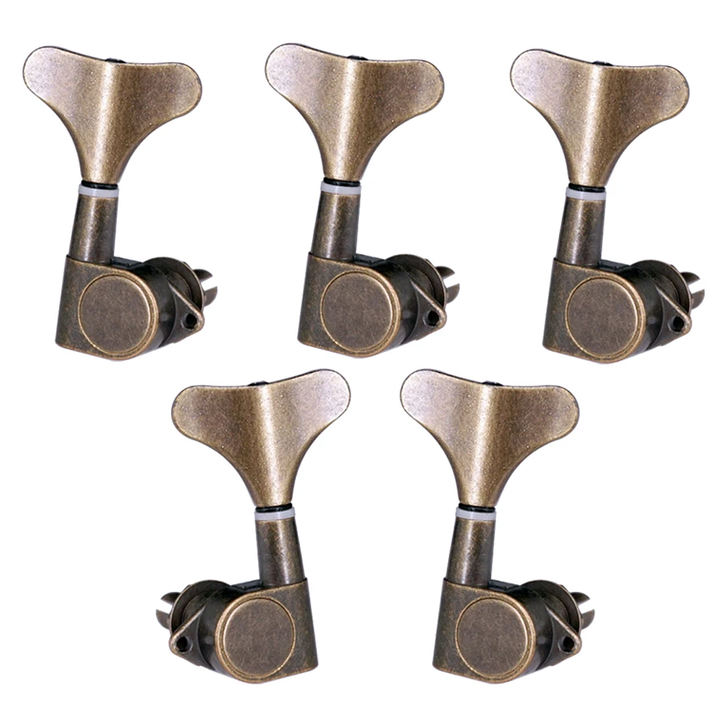 5pcs Classical Guitar-String Tuning Pegs Tuners Machine Heads - 1 Left 4 Right, 2.17-2.20 inch