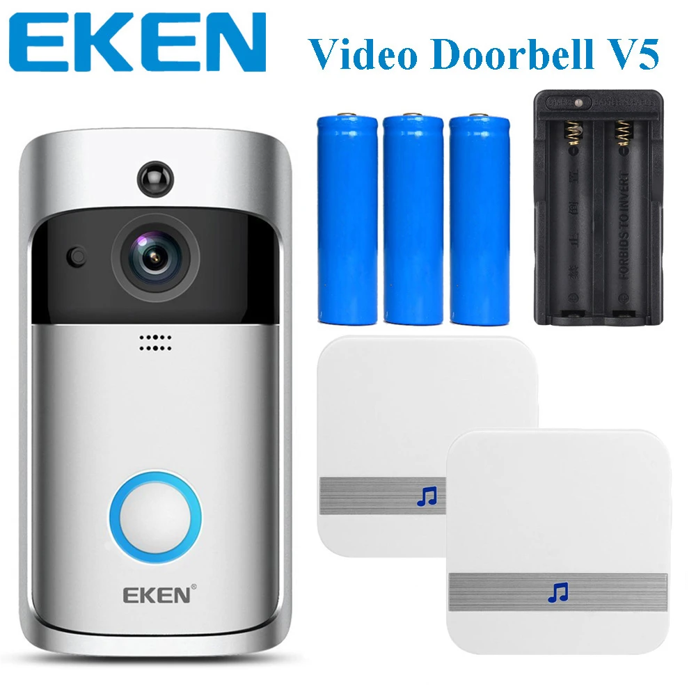 Дверной звонок EKEN V5 с Wi-Fi и камерой | Безопасность защита