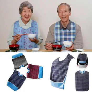 

FAROOT Large Waterproof Adult Mealtime Bibs Disability Clothes Bib Cook Protector Tool Adult Bib