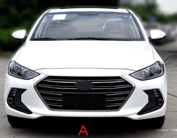 

Car Styling Black Carbon Front Fog Light Fog Lamp Trim Cover Sticker For Hyundai ELANTRA 2016 2017 2018 HXH