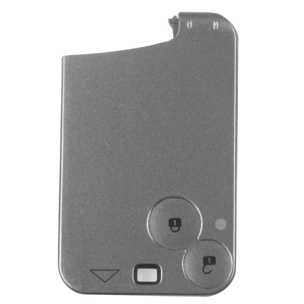 Jingyuqin 2 кнопки смарт-ключ карты для Renault Лагуна дистанционного ключа автомобиля оболочки чехол Замена FOB без лезвия