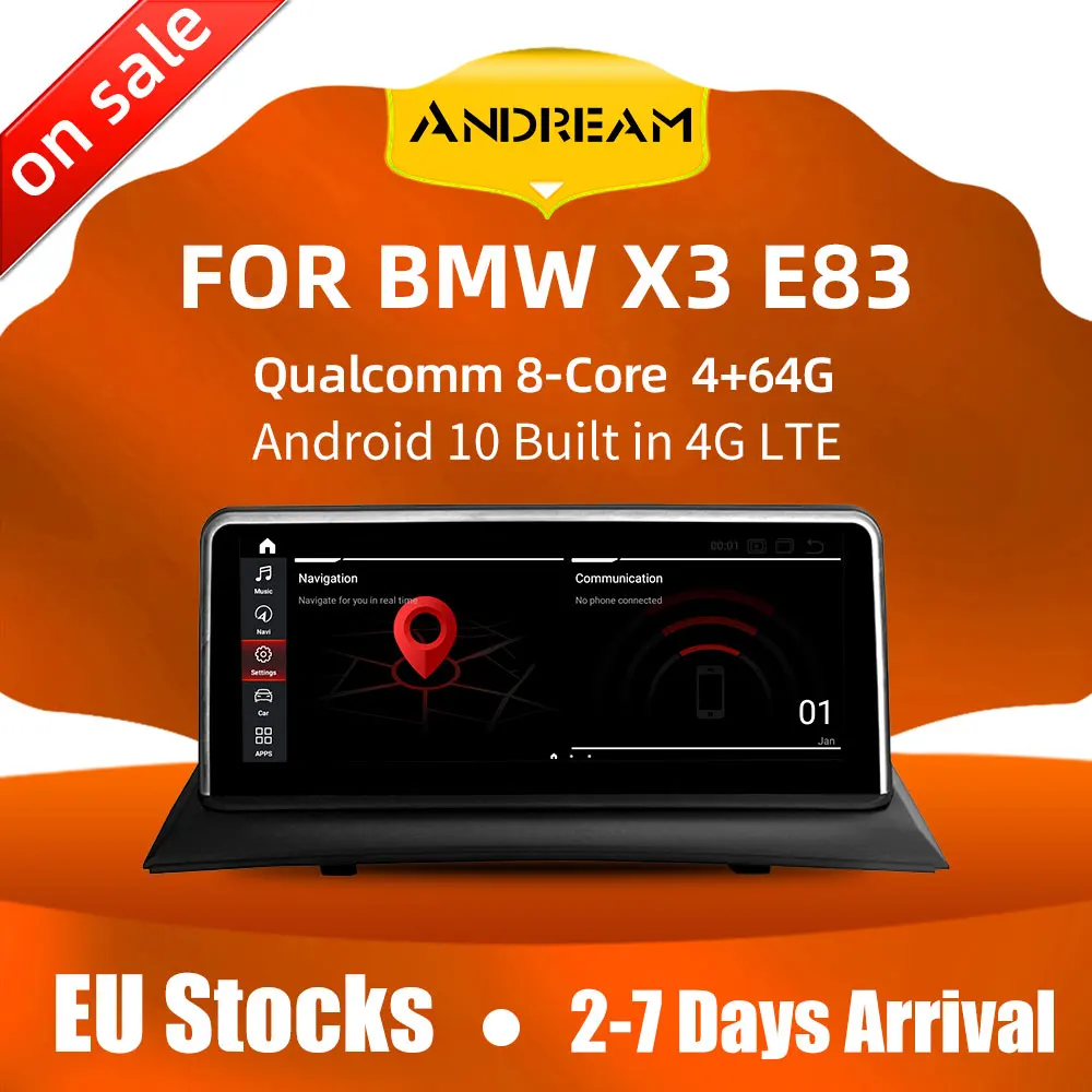 10 25 дюймовый IPS экран Android Qualcomm 8 Core 4G RAM автомобильный GPS-навигатор мультимедийный