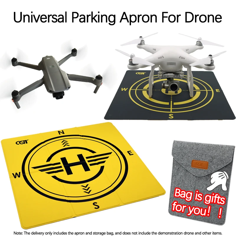 Per Dji Fpv Combo Drone Mavic Air 2S Mini Pro Phantom 4 Spark Fimi Grembiule Da Parcheggio Pieghevole 43Cm Accessori Per Pad Di Atterraggio Universale