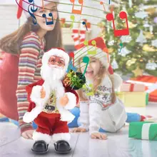 Рождественская музыкальная шкатулка Санта Клаус Лось сани электрическая игрушка Новинка и оригинальность Рождественский Декор для дома детский подарок на год