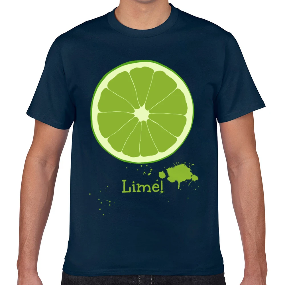 Топы Футболка Для мужчин Лайм Лето в стиле Харадзюку легкая принтованная Мужская