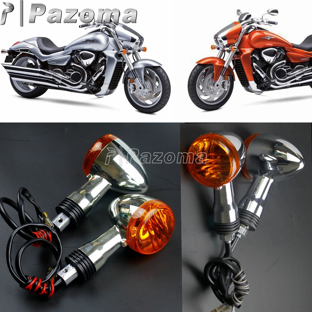 2 пары светодиодных сигнальных ламп поворота для мотоциклов Suzuki Бульвар M109R VRZ1800