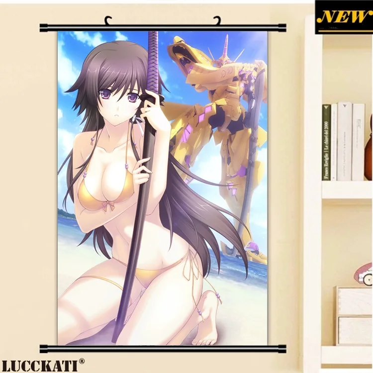 Muvluv Muv-Luv Экстра неограниченный меч бикини грудь задница сексуальный лоли