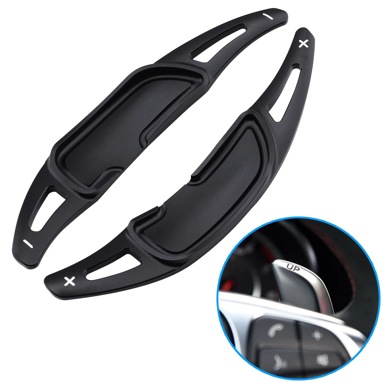 Аксессуары для Mercedes AMG W177 W205 C205 W213 C238 W222 C118 W463 X156 X247 X253 C253 Black|Рулевые колеса и