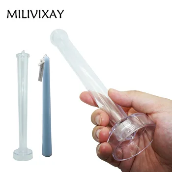 

MILIVIXAY 1Pcs 2.2x1.25x25cm Rod Shaped Candle Mould DIY Handmade Crafts Candle Making Molds