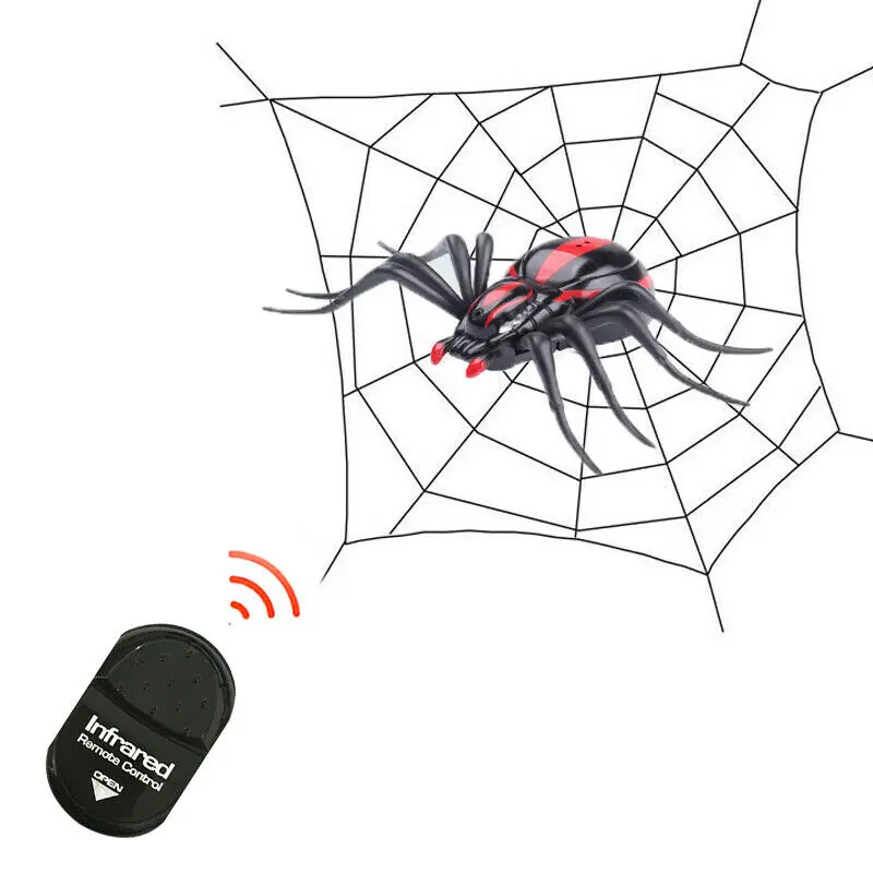 

Remote Control Spider Simulation Induction Model Scary Mischievous Animal Toy Halloween decoration Kid Halloween Birthday gift
