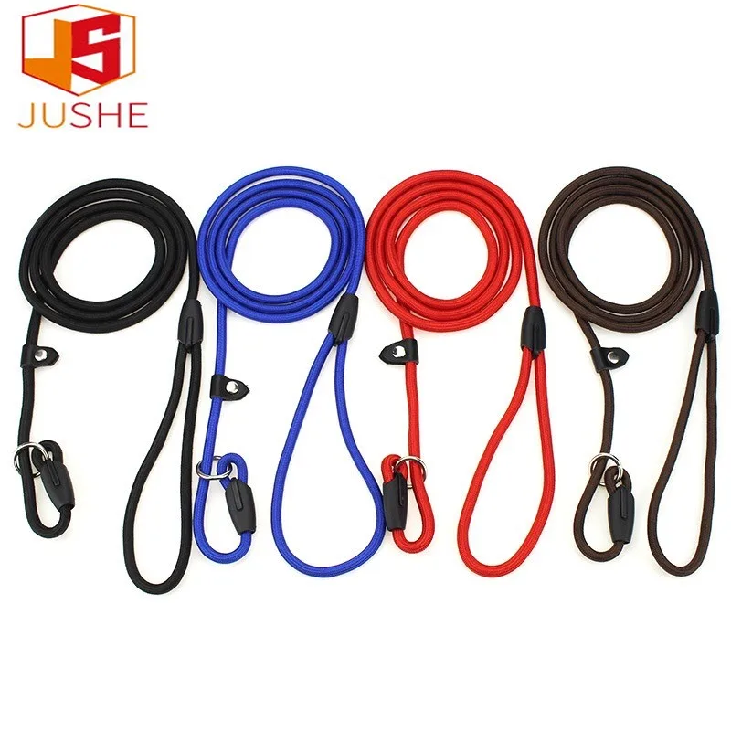 

High Quality Pet Dog Leash Rope Nylon Adjustable Training Lead Pet Dog Leash Dog Strap Rope Traction Dog Harness Collar Lead