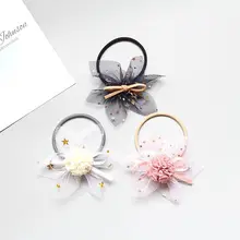 Детская лента для волос со звездами и бантом; повязка на голову для родителей и детей; повязка на голову для принцессы; аксессуары для волос ручной работы