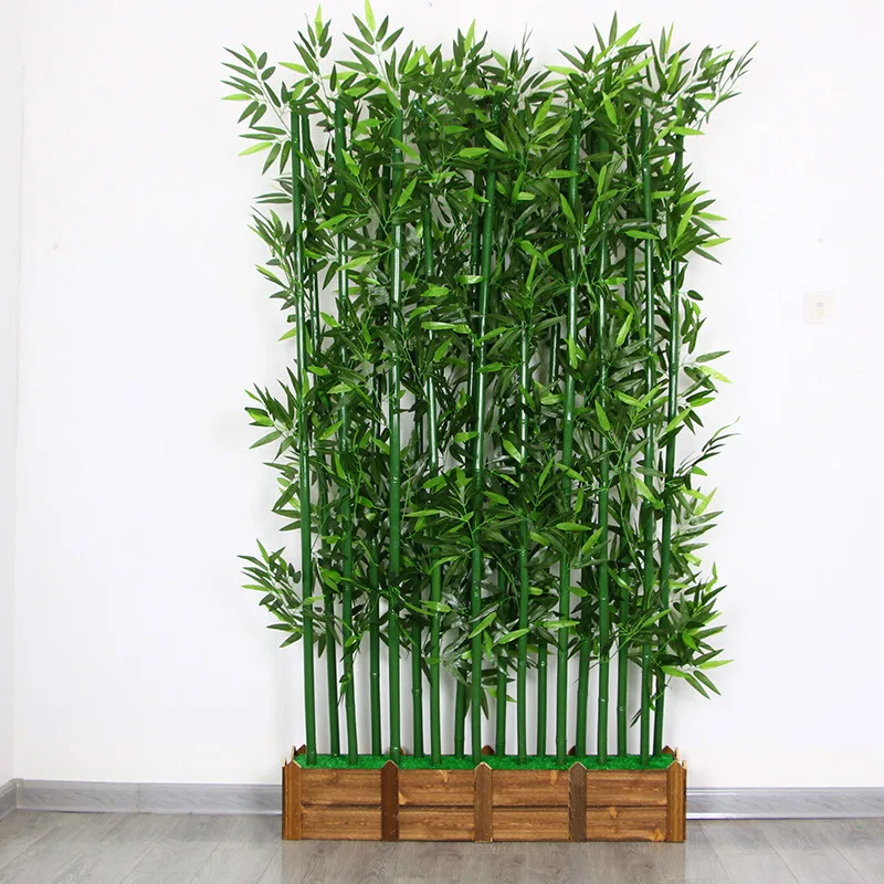 Искусственные растения 10 шт 200 см/250 см зашифрованный искусственный бамбук, растение без горшка искусственные деревья для домашнего декора поддельные растения зелени