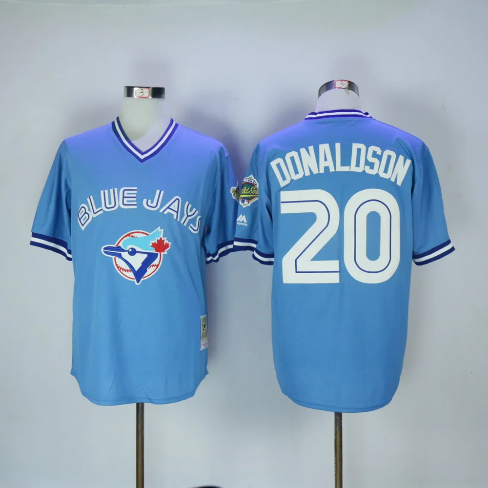 Для мужчин Торонто Роберто Аломар Джош Donaldson Маркус Stroman Джо Картер Кевин майка с принтом пиллара camiseta maillot - Цвет: AS PICTURE
