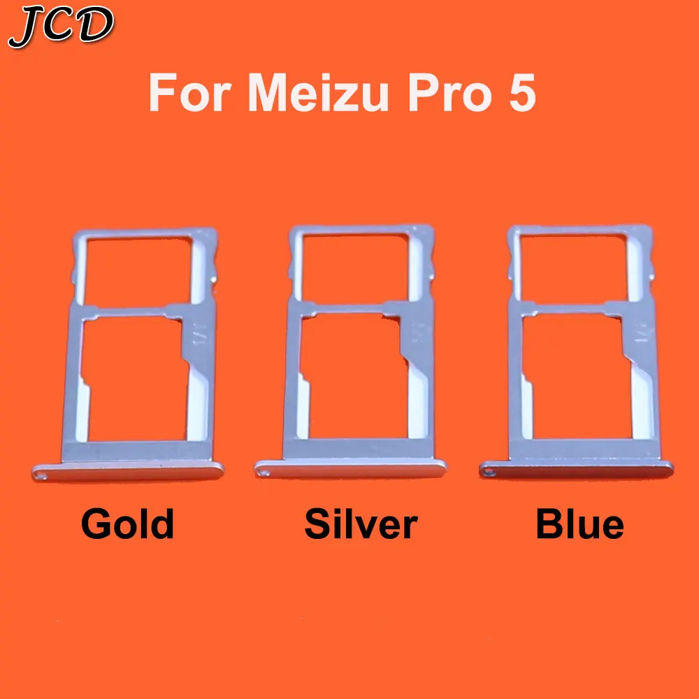 JCD новый держатель слота для SIM карты Адаптеры Meizu Pro5/Pro6 Pro 6S/Pro 7 7plus запасные части