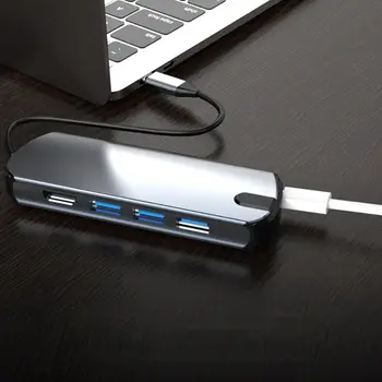 

8-in-1 USB Hub Type C to USB 3.0 Power Adapter Usb C Splitter HUB Adapter