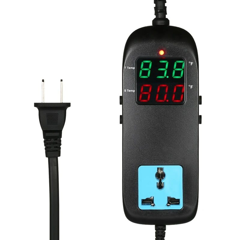 Штепсельная Вилка стандарта США MH2000 регулятор температуры Термостат Регулятор