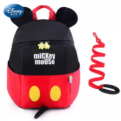 От 3 до 8 лет, настоящий рюкзак с Микки из мультфильма, Детские рюкзаки для путешествий на открытом воздухе для детей с Минни