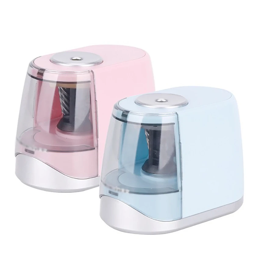 

Electric Pencil Sharpener, Heavy-duty, Fast Sharpen for 6-8mm Pencils, Auto Stop, Adjustable Thickness, USB/Battery Operated