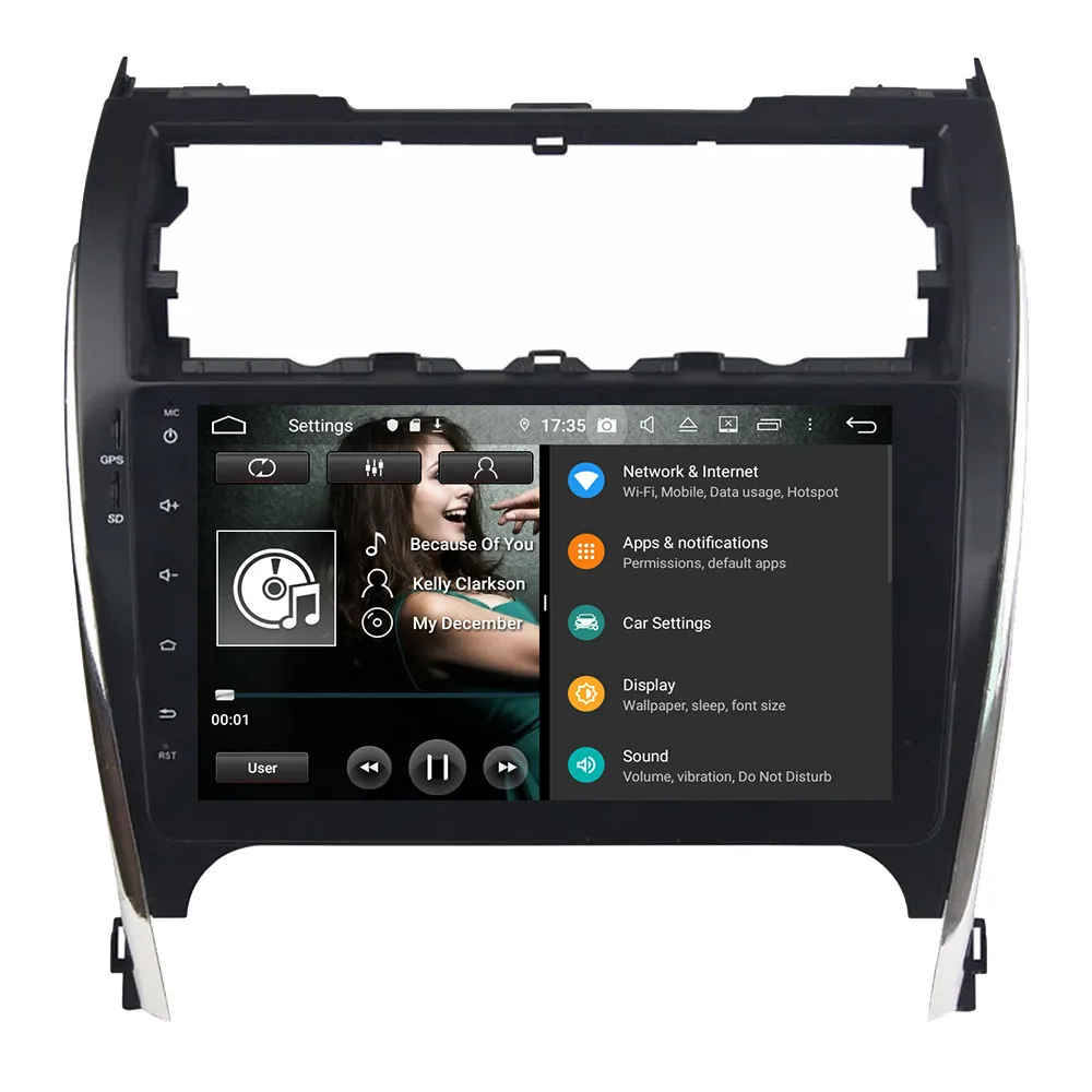 Klyde 10," ips 4G Android 9,0 Восьмиядерный 4 Гб+ 64 Гб DSP BT автомобильный DVD мультимедийный плеер стерео для Toyota Camry Версия США 2012