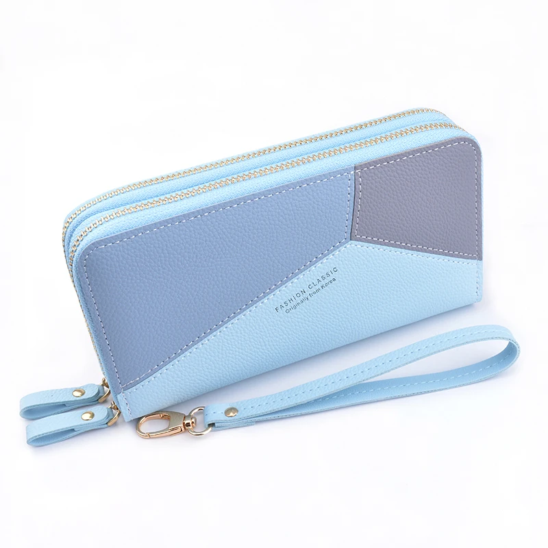 Puimentiua New Women Wallets Credit Wallet Women Luxury Brand Clutch PU Leather Money Clip Long Lady Purse For Coins