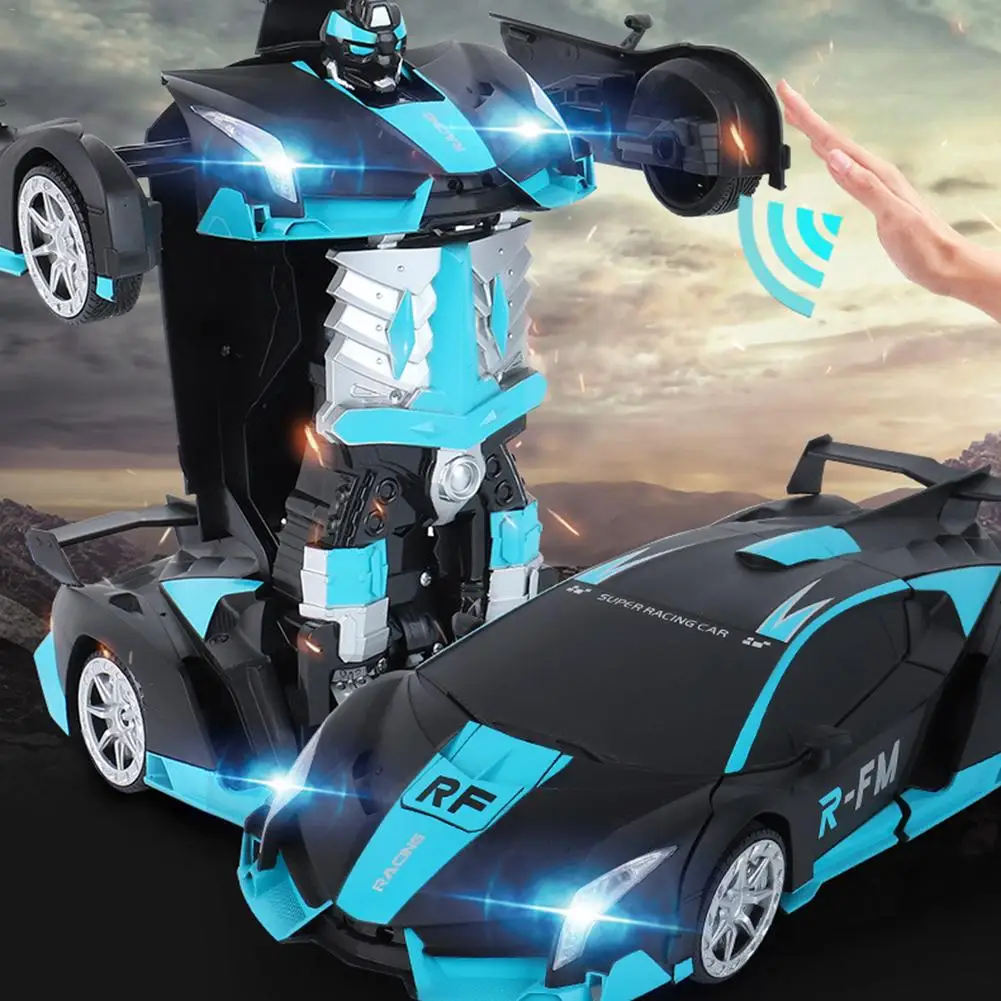 Трансформатор RC 2 в 1 RC автомобиль Вождение спортивные автомобили привод роботы-трансформеры модели дистанционного управления автомобиль RC Боевая игрушка подарок