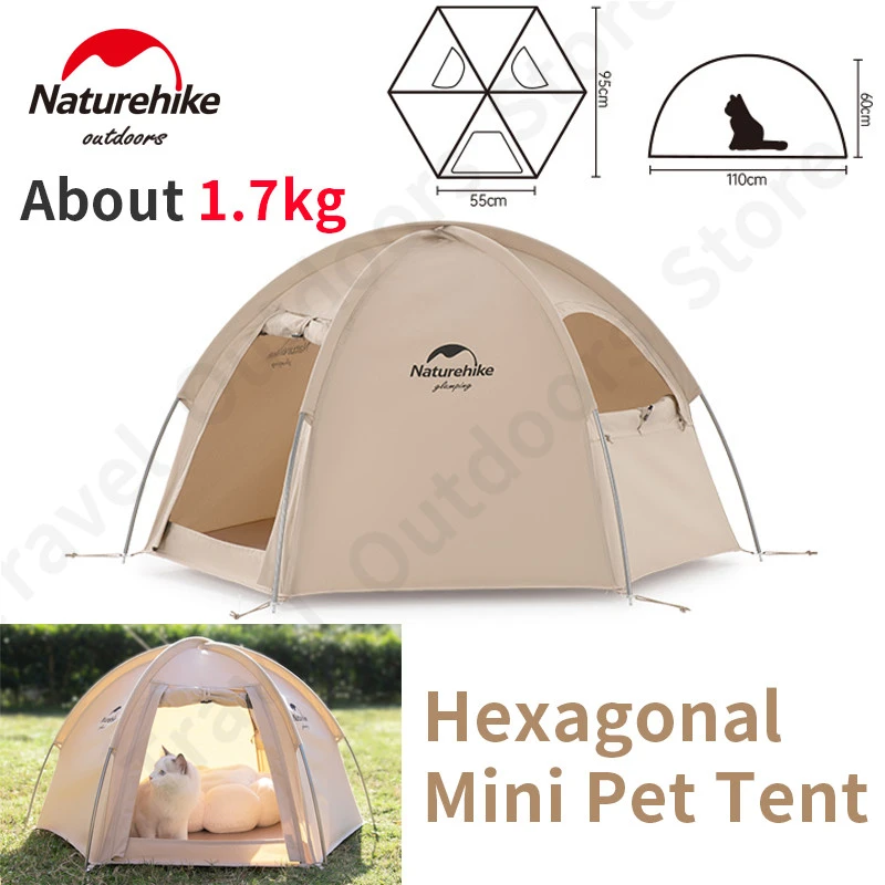 De gasten hanger Pa Naturehike Outdoor Draagbare 1.7Kg Mini Huisdier Tent Katoen Waterdicht 2  Windows Zelf Reliant Thuis Huisdier Slaap Bed Kat Nest pet Supplie|Tenten|  - AliExpress