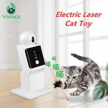 

Laser Cat Toy Automatic Robot for Cat Play Game Dog Interactive Toy Rotating Pets Exercise Training Toy Multi-Angle Funny Toy