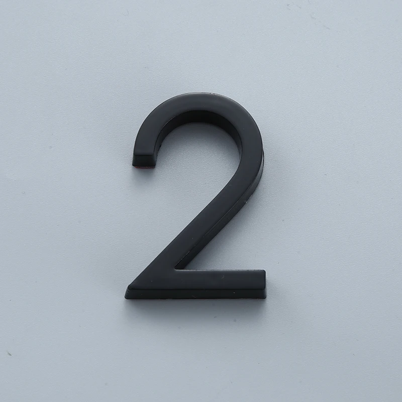 Самоклеющиеся 3D номер дома Стикеры дверная вывеска для уличный почтовый ящик