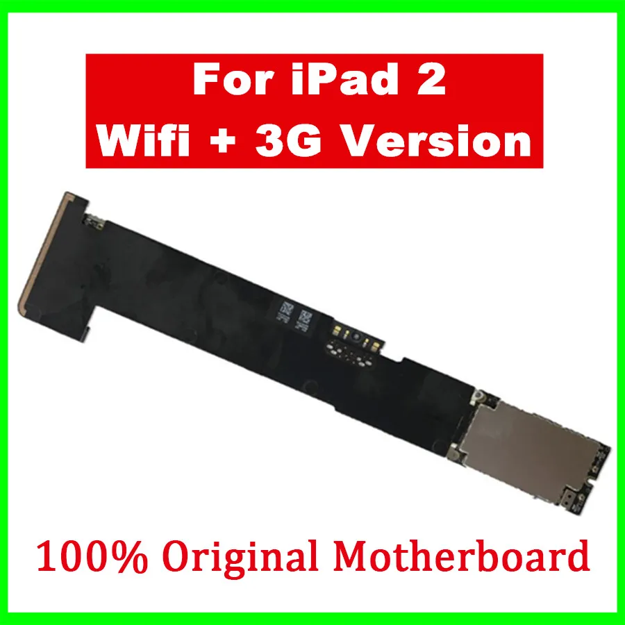 Материнская плата для iPad 2 версия Wi-Fi + 3G 16 ГБ разблокированная Ipad материнская с