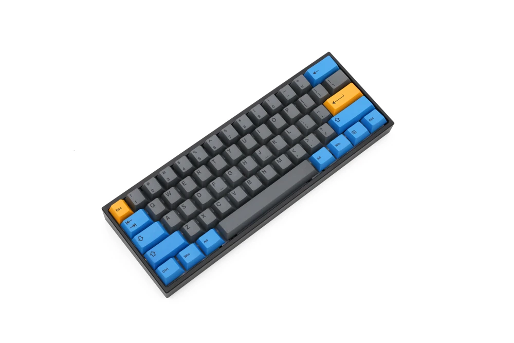 Pbt Simbiose Giz Pegaso para Teclado Perfil Cereja Dye Sub Keycap Grosso Gh60 Satan 60 Poker 87 a 104 Ansi - Imagem 4