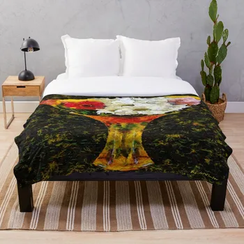 

Arrangement In Confetti And Black Throw Blanket Soft Sherpa Blanket Bed Sheet Single Knee Blanket Office Nap Blanket