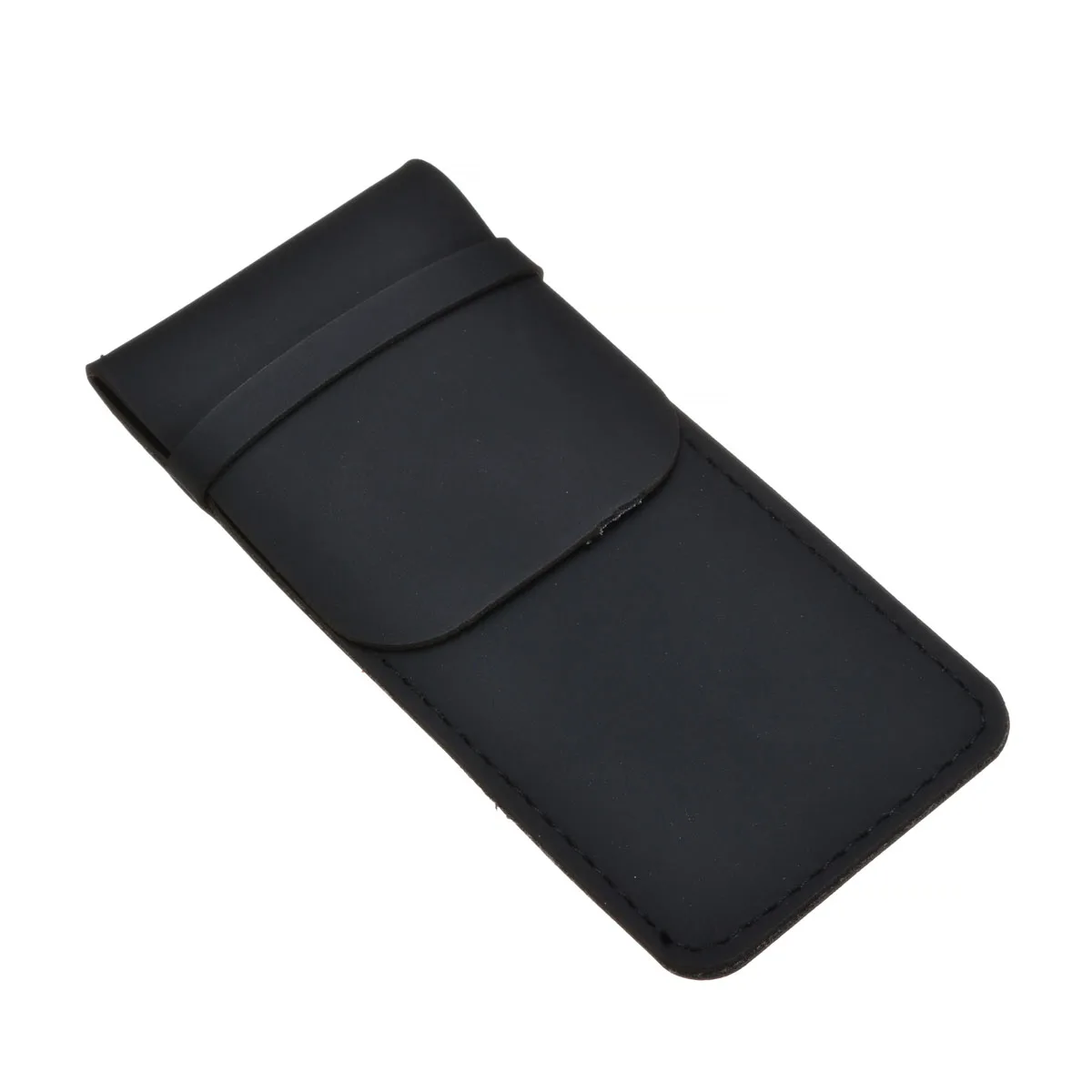 1 шт., черный пенал для авторучки, чехол для хранения, прочный Чехол из искусственной кожи для ручек, сумка, держатель, 150x75 мм