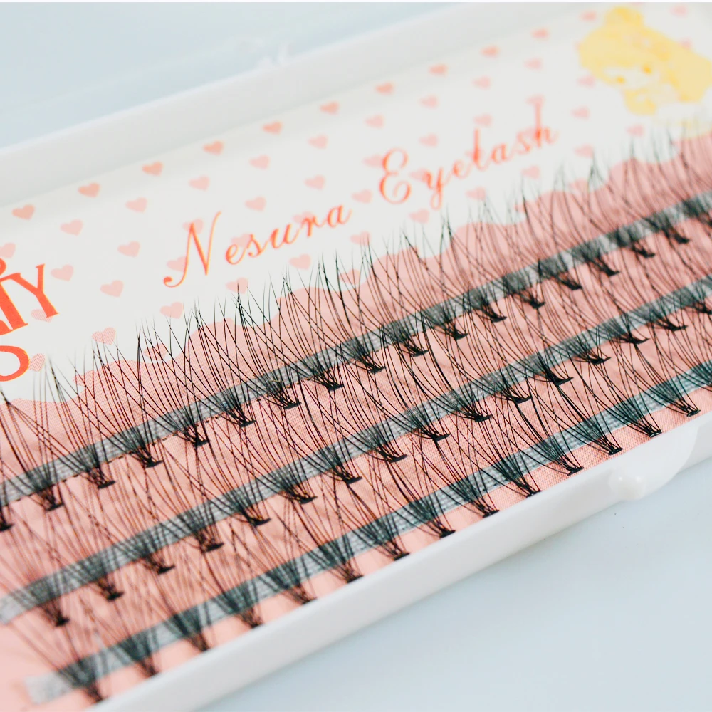Пучки ресниц для наращивания 1 упаковка/60 пучков|lashes natural|individual lashesmink strips |