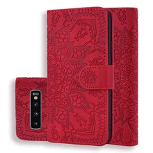 Для samsung Galaxy A50 A70 A30 A20 A10 S10 S9 S8 Plus Note 10 S10e чехол матовый кожаный чехол-книжка чехол для samsung S10 Plus S; размеры 9 и 10