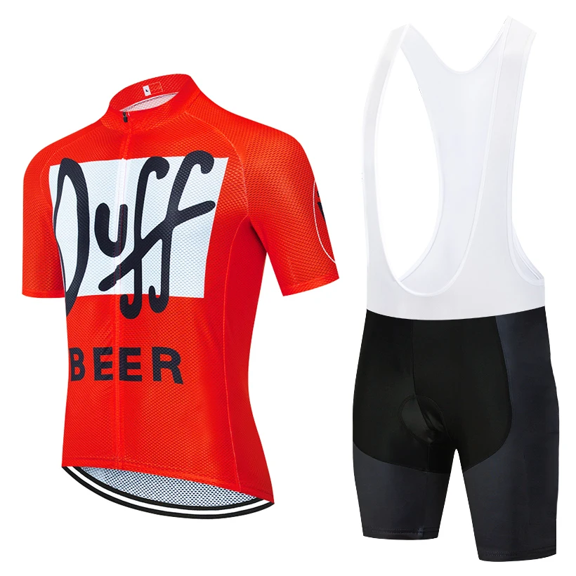 

2020 NEW DUFF BEER cycling TEAM jersey bike shorts WEAR Ropa Ciclismo mens summer quick dry PRO bicycle Maillot Pants clothing