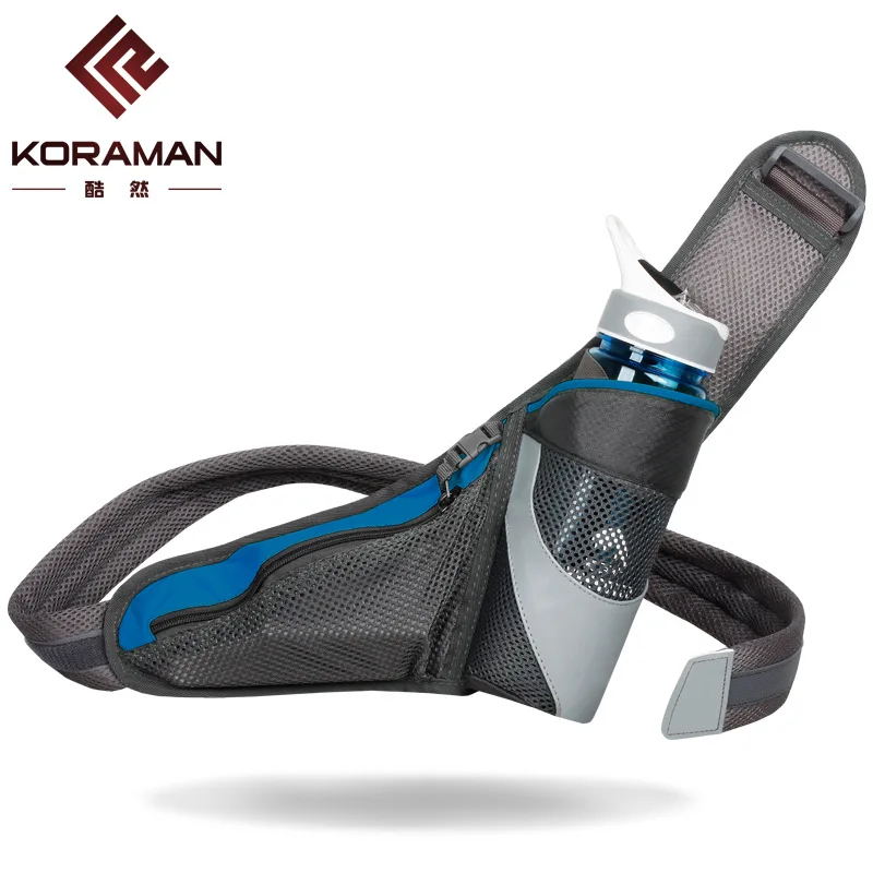

Cool Natural Outdoor Sport Waist Bag Multi-functional Riding Running Mobile Phone Bag Body Hugging Theft Men And Women-Bottle Wa