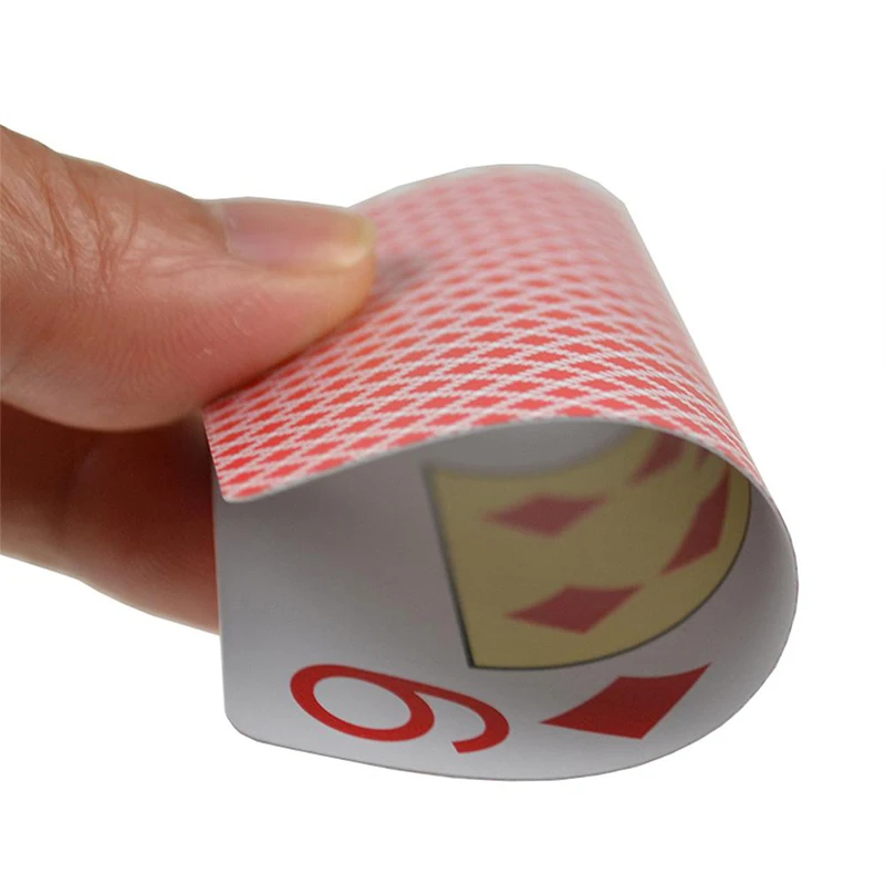 Texas Hold'em карты для покера из ПВХ водонепроницаемые игральные карты черный Джек пластиковая игровая карта покер настольная игровая карта 2,48*3,46 дюймов