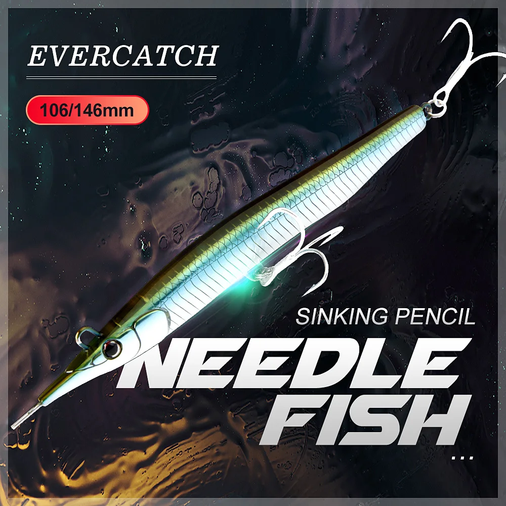 Evercatch рукодельная приманка 13/31 г Тонущий Карандаш жесткая для дальнего заброса