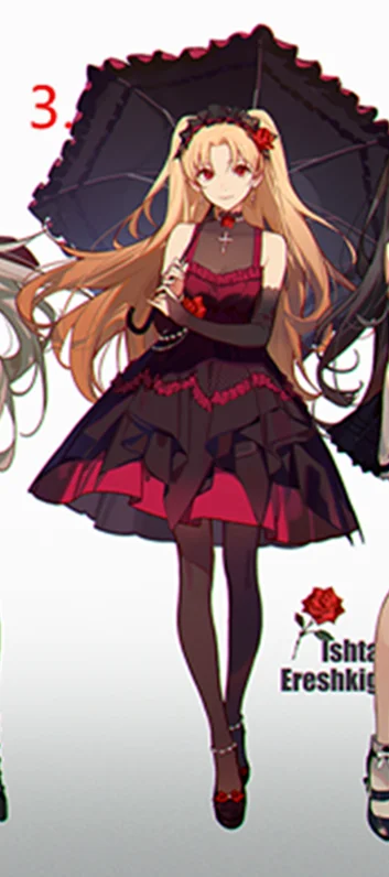 FGO Fate/Grand Order Ereshkigal ASUKA акриловая подставка настольная наклейка дисплей лимит рабочего места adom модный креативный подарок милый - Цвет: 3