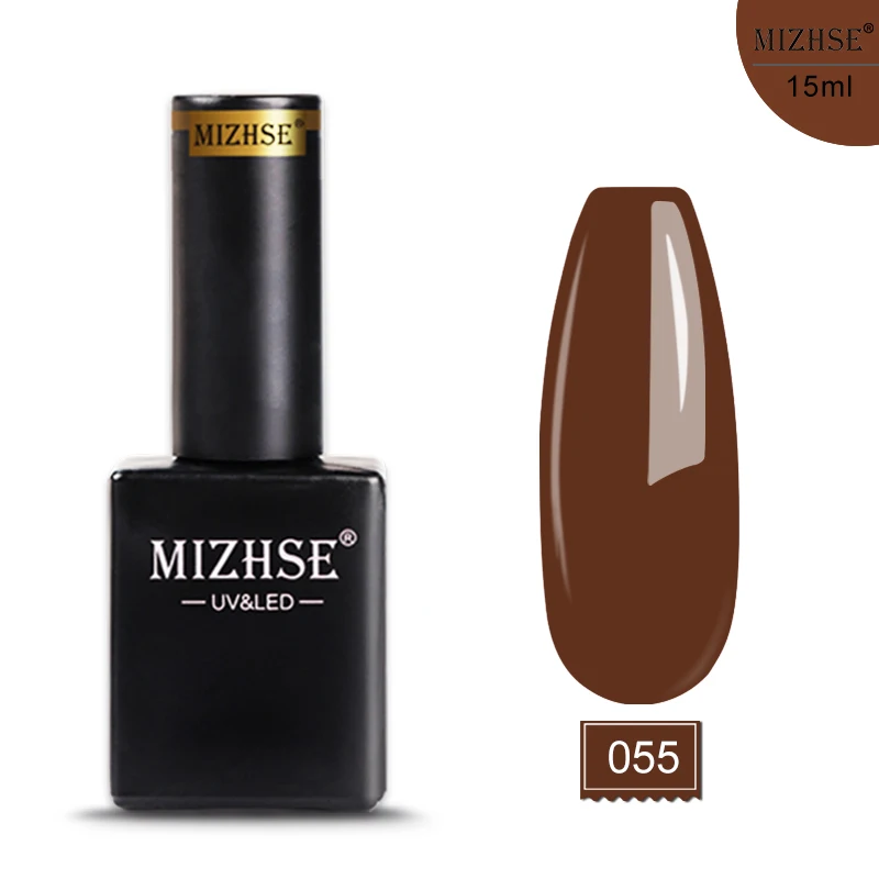 MIZHSE, 18 мл, Гель-лак, УФ-Гель-лак, набор для маникюра, Полупостоянный Гибридный лак для ногтей, искусство, замочить, Цветной Гель-лак для ногтей - Цвет: E055