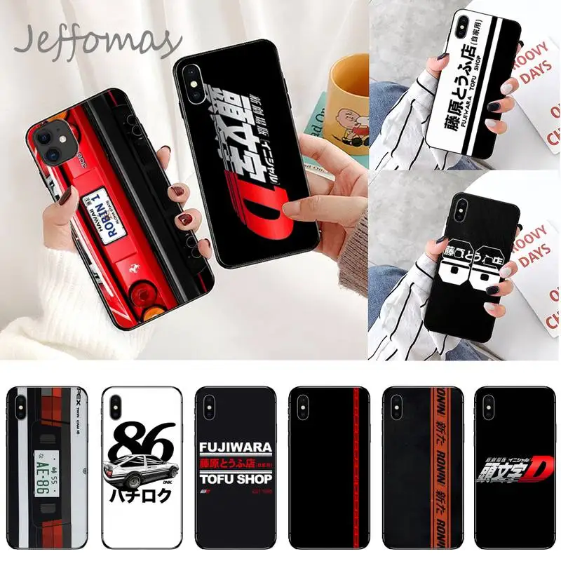 

Initial D AE86 Phone Case for iPhone 11 12 pro XS MAX 8 7 6 6S Plus X 5S SE 2020 XR