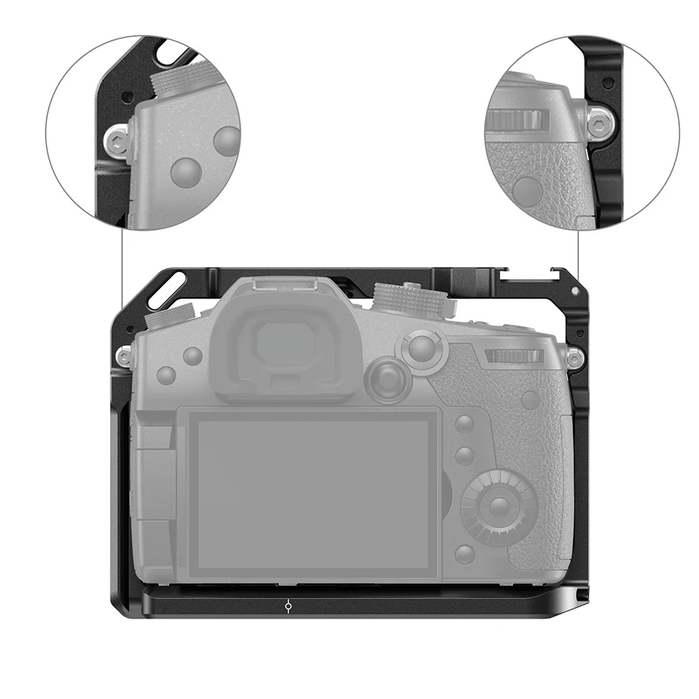 SmallRig Für Panasonic Lumix GH5 /GH5S Kamera Käfig Mit 1/4' 3/8' Themen Löcher + Kalten Schuh Platte Montieren NATO schiene Kit-2646
