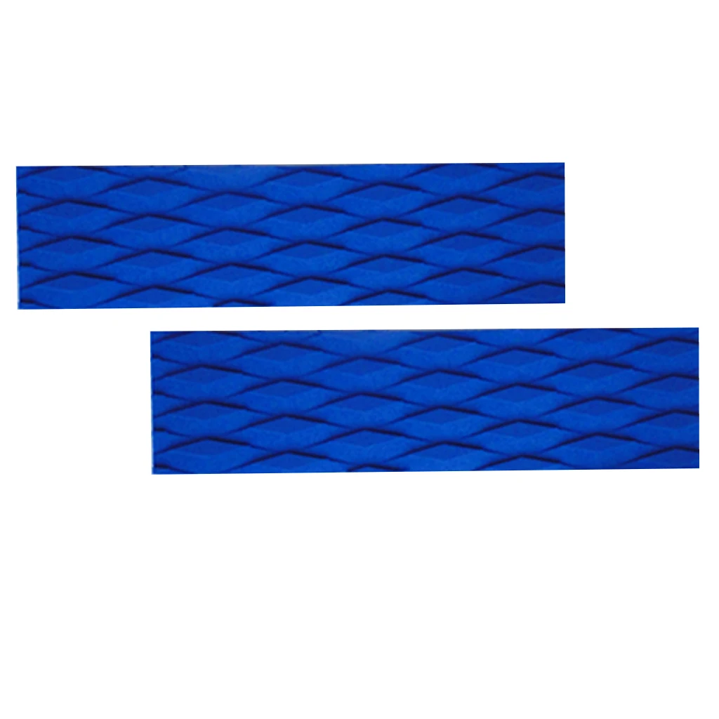 2Pcs Ultra-light Diamond Grooved EVA Non Slip Skimboard Surfboard Traction Pad Bar Grip for SUP Surfboard Surfing