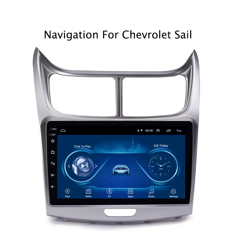 

Super Slim Touch Screen Android 9.1 GPS Navigation for Chevrolet SAil Car radio Player 2010-2013 Multimedia Bluetooth head unit