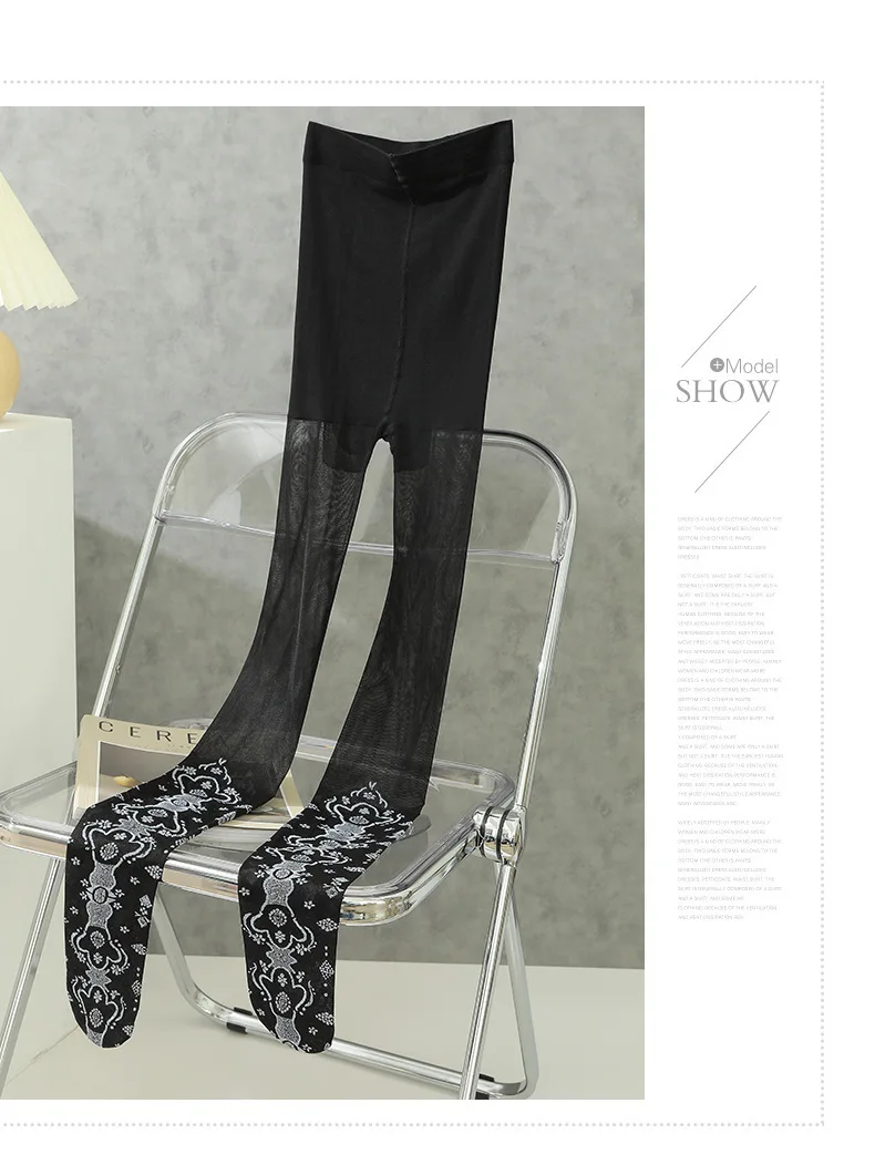 Bride Lace Stockings Lolita Hollowed Out Bottomed Thin Pantyhose Retro Floral Rattan White Stocking Hot Classic Tights