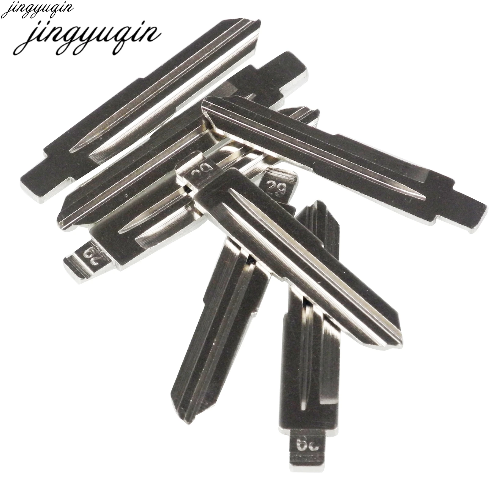 

15 шт./лот металлический пустой неразрезанный флип KD полотно дистанционного ключа типа #29 для hyundai Sonata Santa Fe уточнить