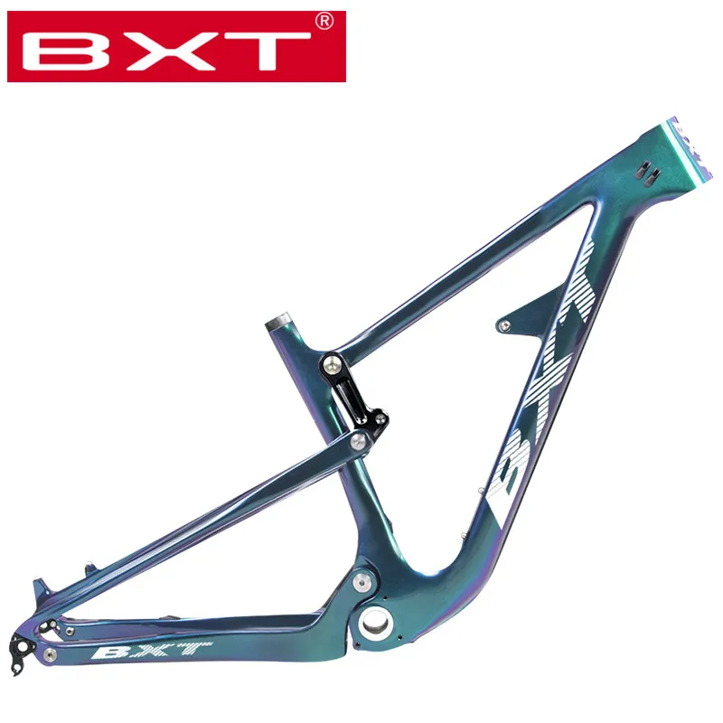 

MTB Downhill Bike Frame 29er All Mountain Bicycle Full Suspension Ultralight Full Carbon bicicleta softtail Frame for AM XC