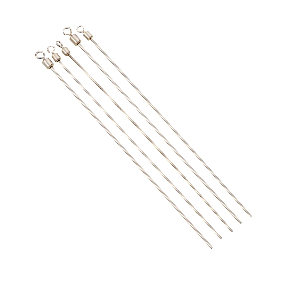 Stainless Steel Barrel Rolling Connector Long Pole Fishing Swivel Fishing Accessories 50pcs fishing accessories fishing swivels fishing tackle