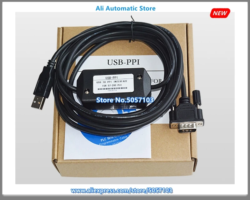 

USB-PPI S7200 PLC Programming Cable Suitable for S7200 CPU 222 224 226